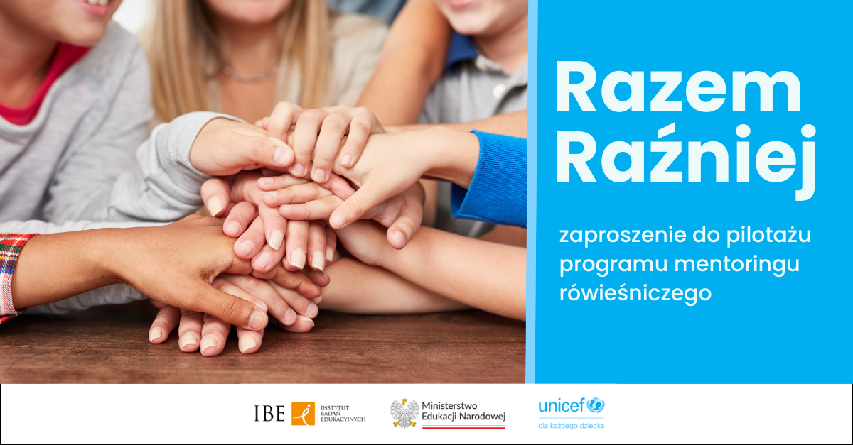 Razem Raźniej - start program mentoringu rówieśniczego