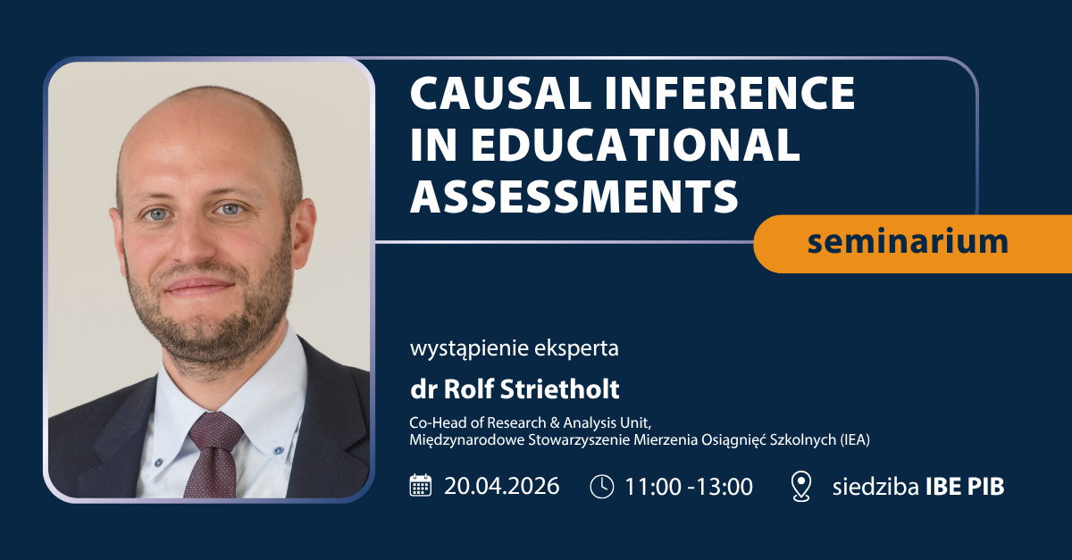 Seminarium dla badaczy edukacyjnych. Spotkanie z ekspertem IEA 
