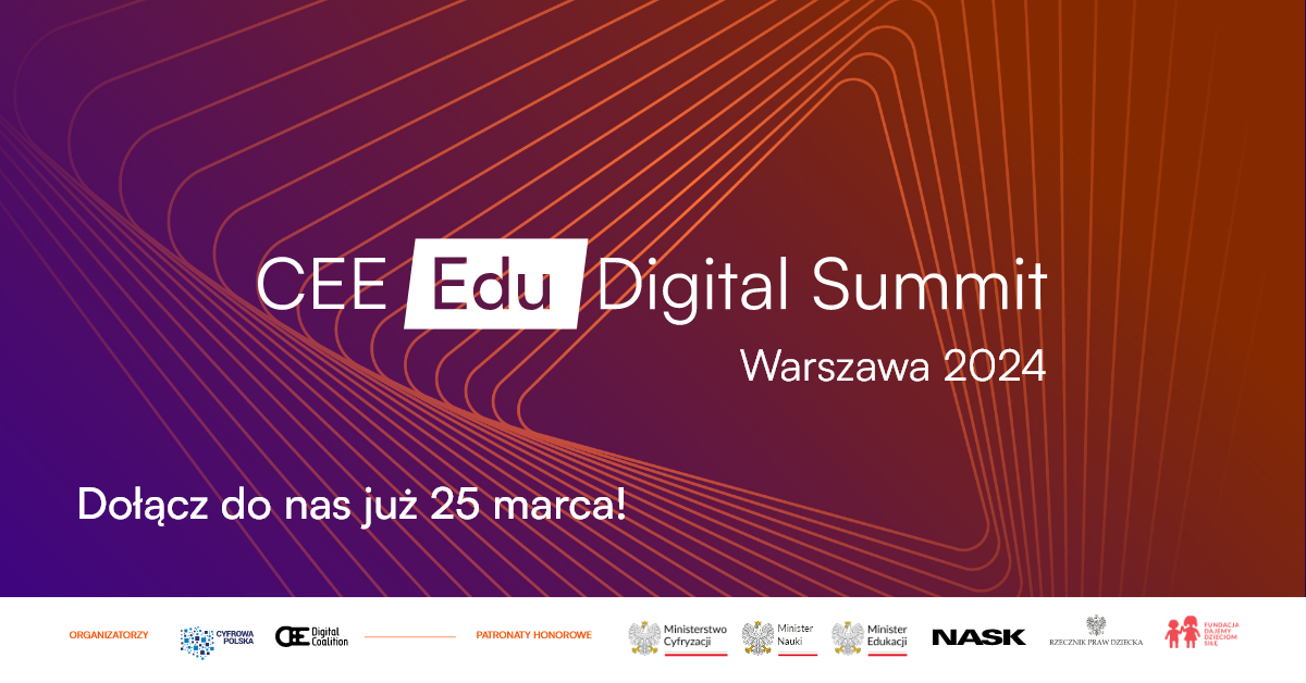 Druga edycja konferencji CEE Edu Digital Summit 25 marca Warszawie