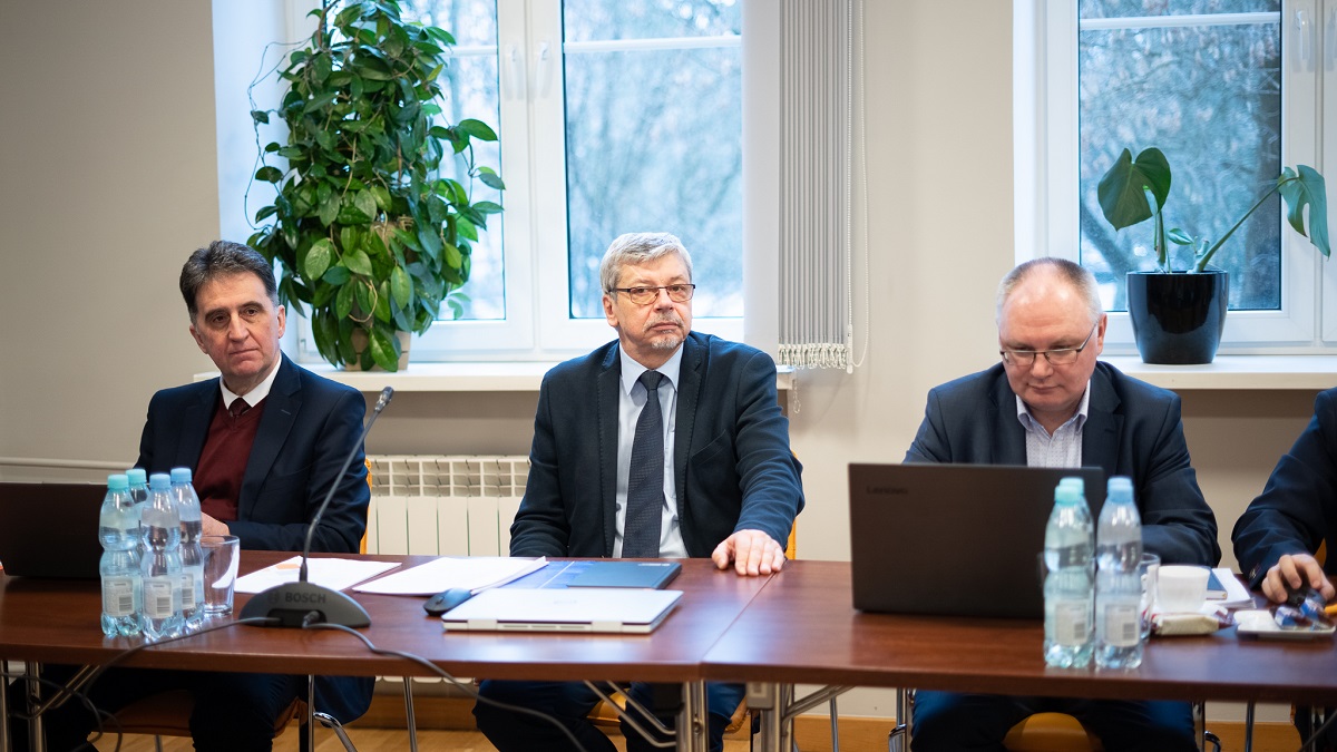 Od lewej: dr hab. Paweł Gondek, prof. KUL; prof. dr hab. Robert T. Ptaszek; Ireneusz Baranowski