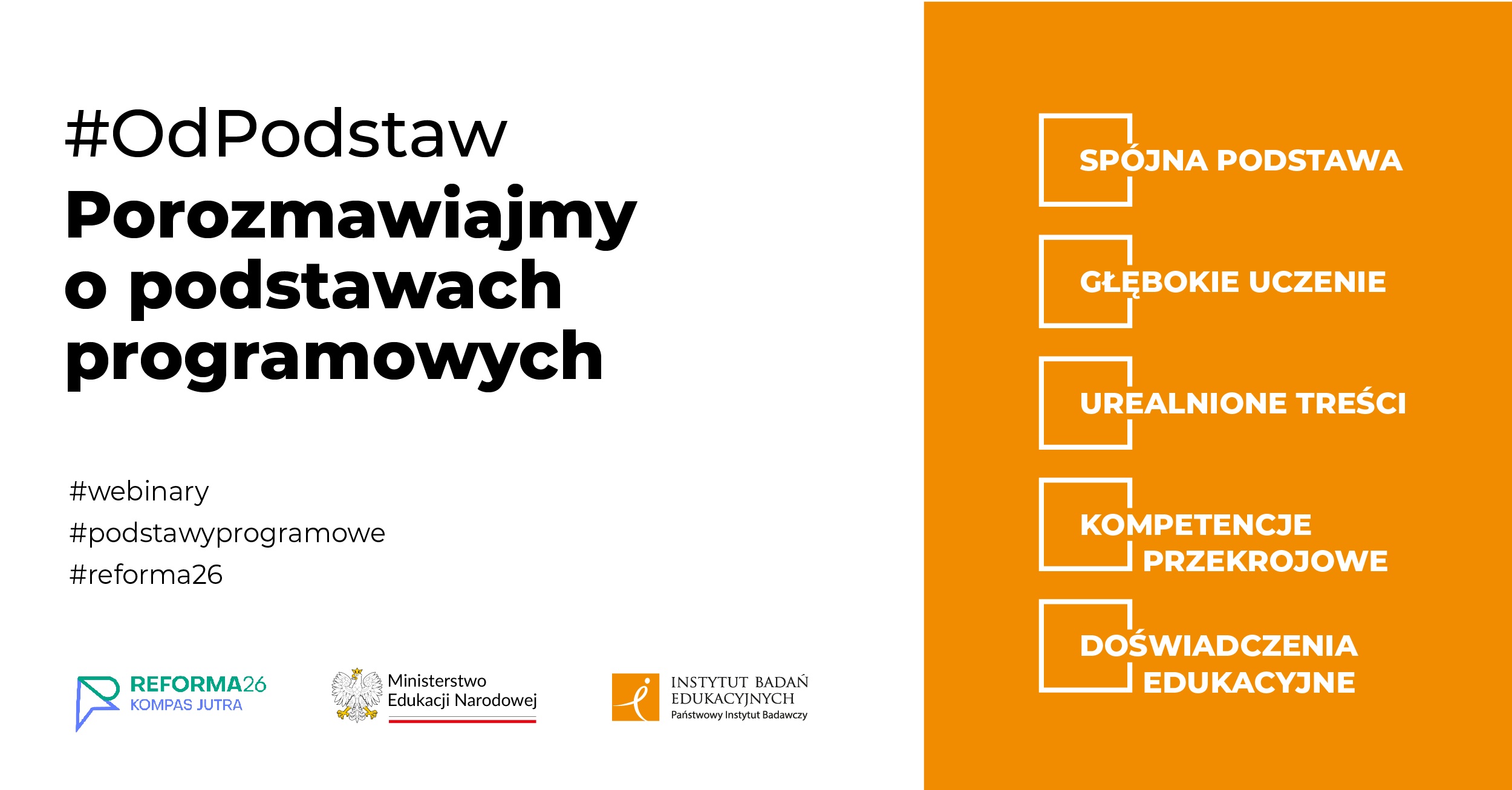 #OdPodstaw. Nowy cykl webinarów IBE PIB o podstawach programowych