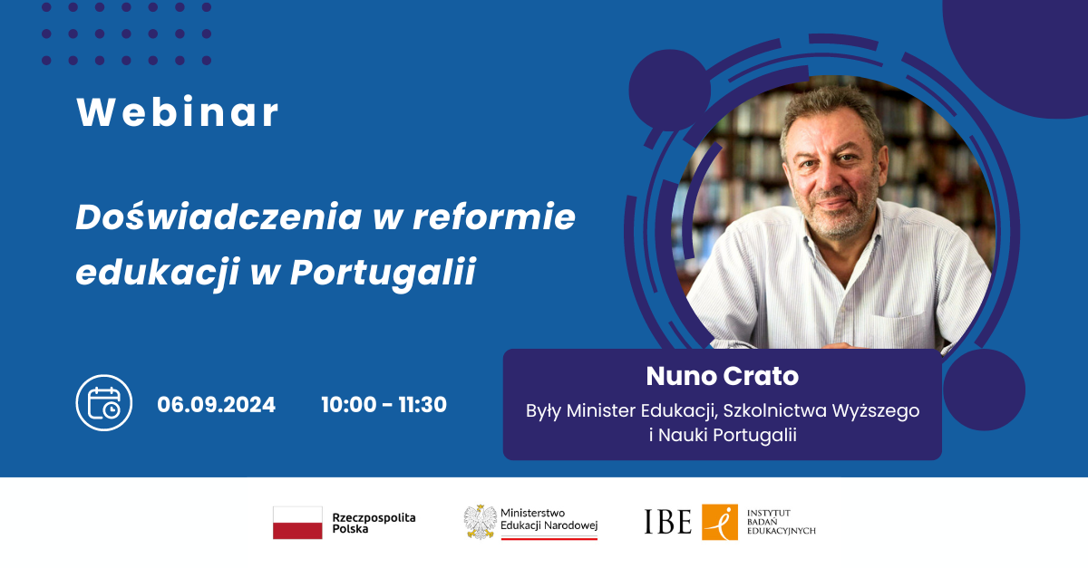 Webinar: Doświadczenia w reformie edukacji w Portugalii