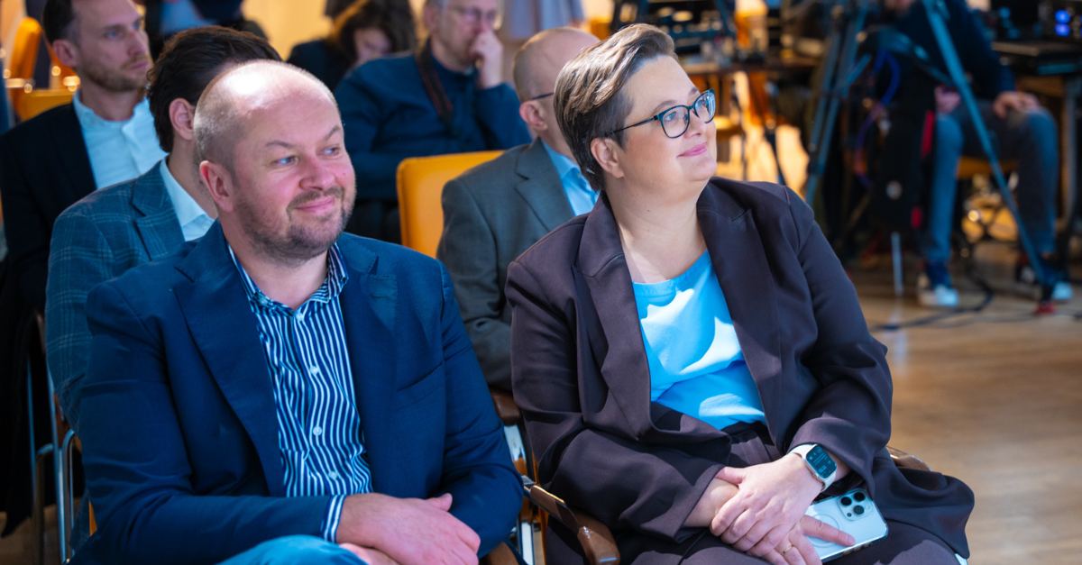 Katarzyna Lubnauer, sekretarz Stanu w MEN, dr hab. Maciej Jakubowski, dyrektor IBE PIB