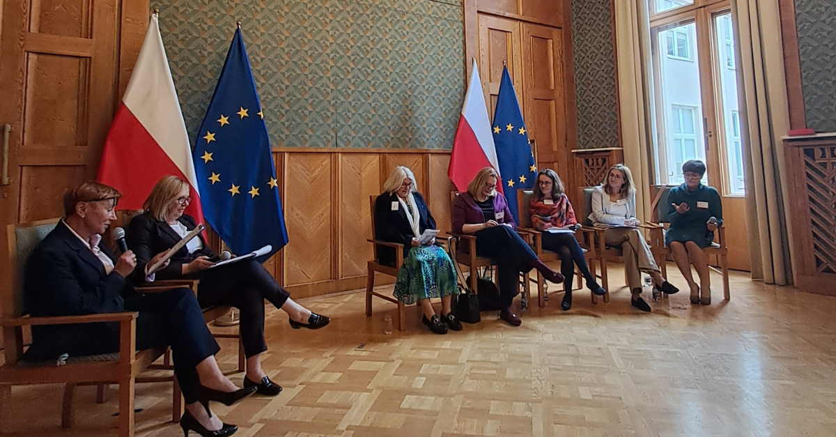 Panel dyskusyjny podczas Ogólnopolskiego Forum Doradców ds. Dostępności Uczenia się