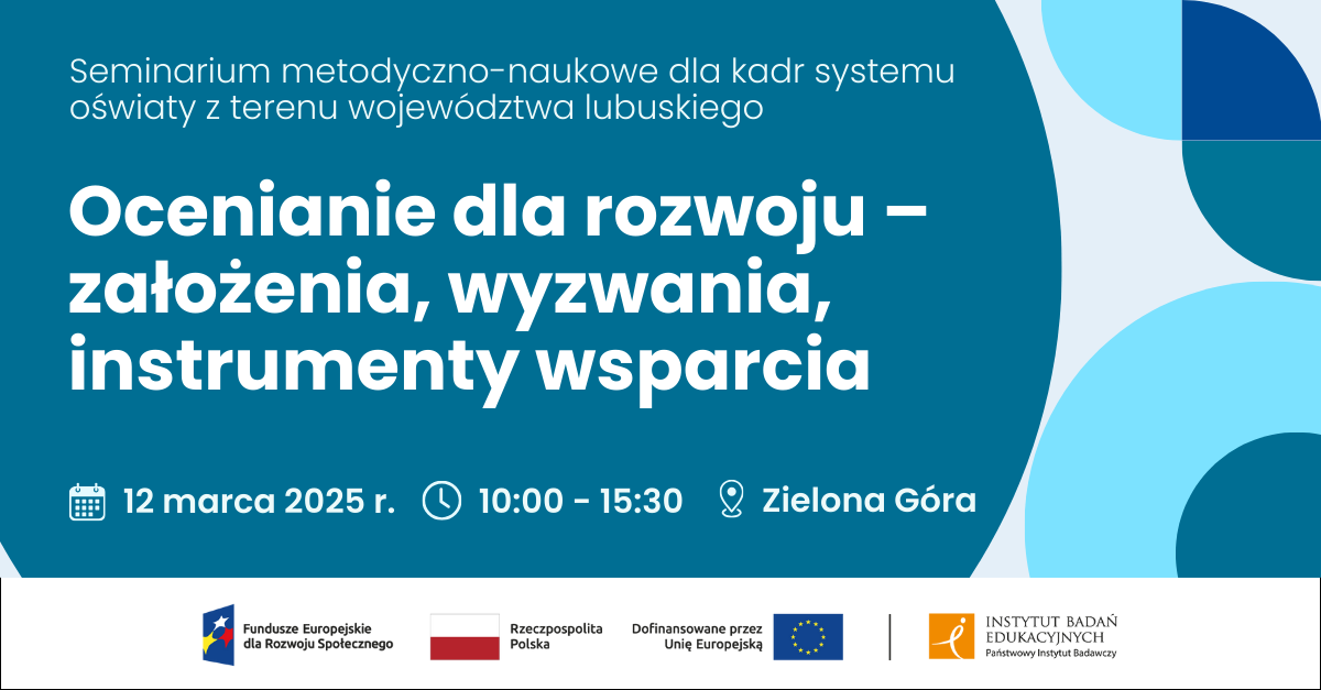 Seminarium “Ocenianie dla rozwoju”, Zielona Góra 2025