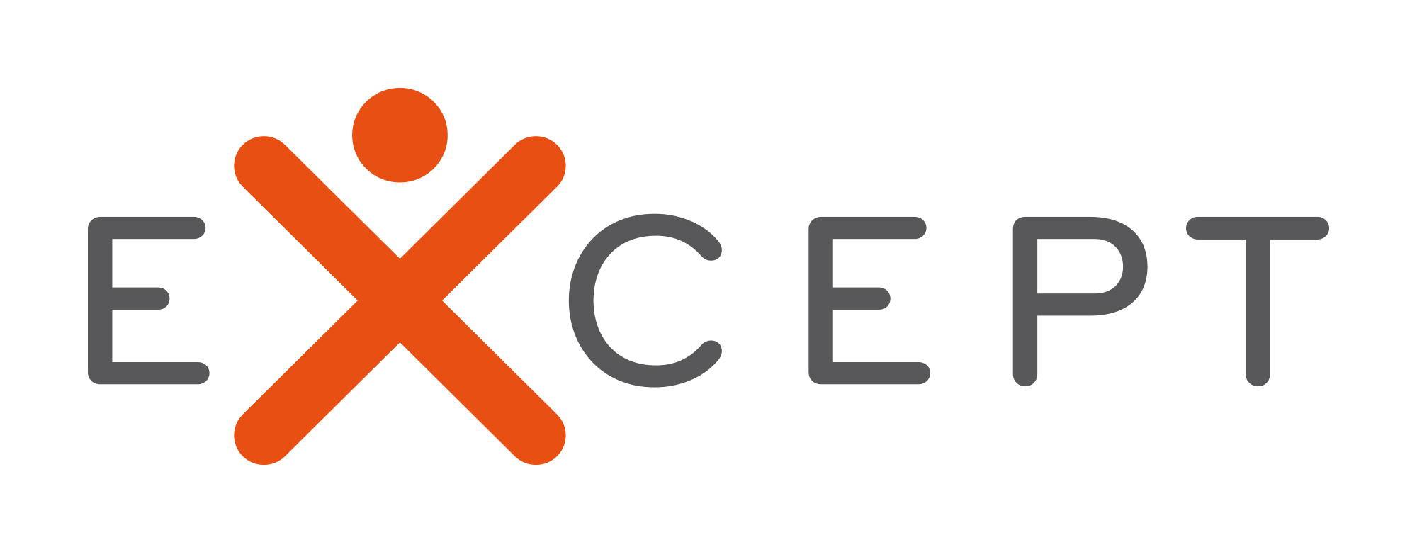 EXCEPT logo orange