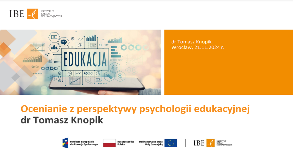 Ocenianie z perspektywy psychologii edukacyjnej